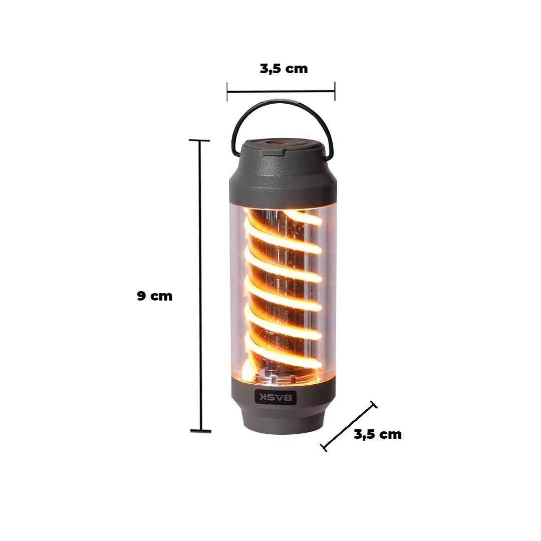 Luminária Espiral Portátil de LED - BASK