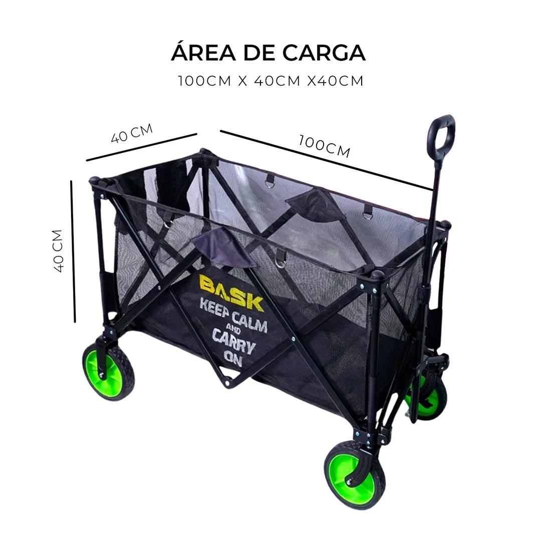 Carrinho Portátil Multiuso 150L - BASK