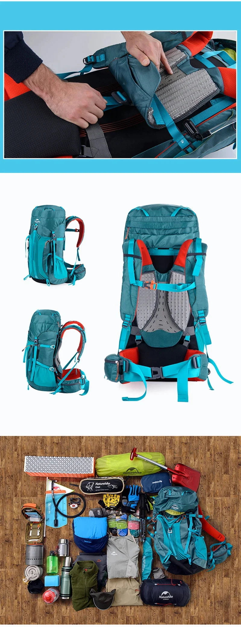 Mochila Could Path 55L - Naturehike