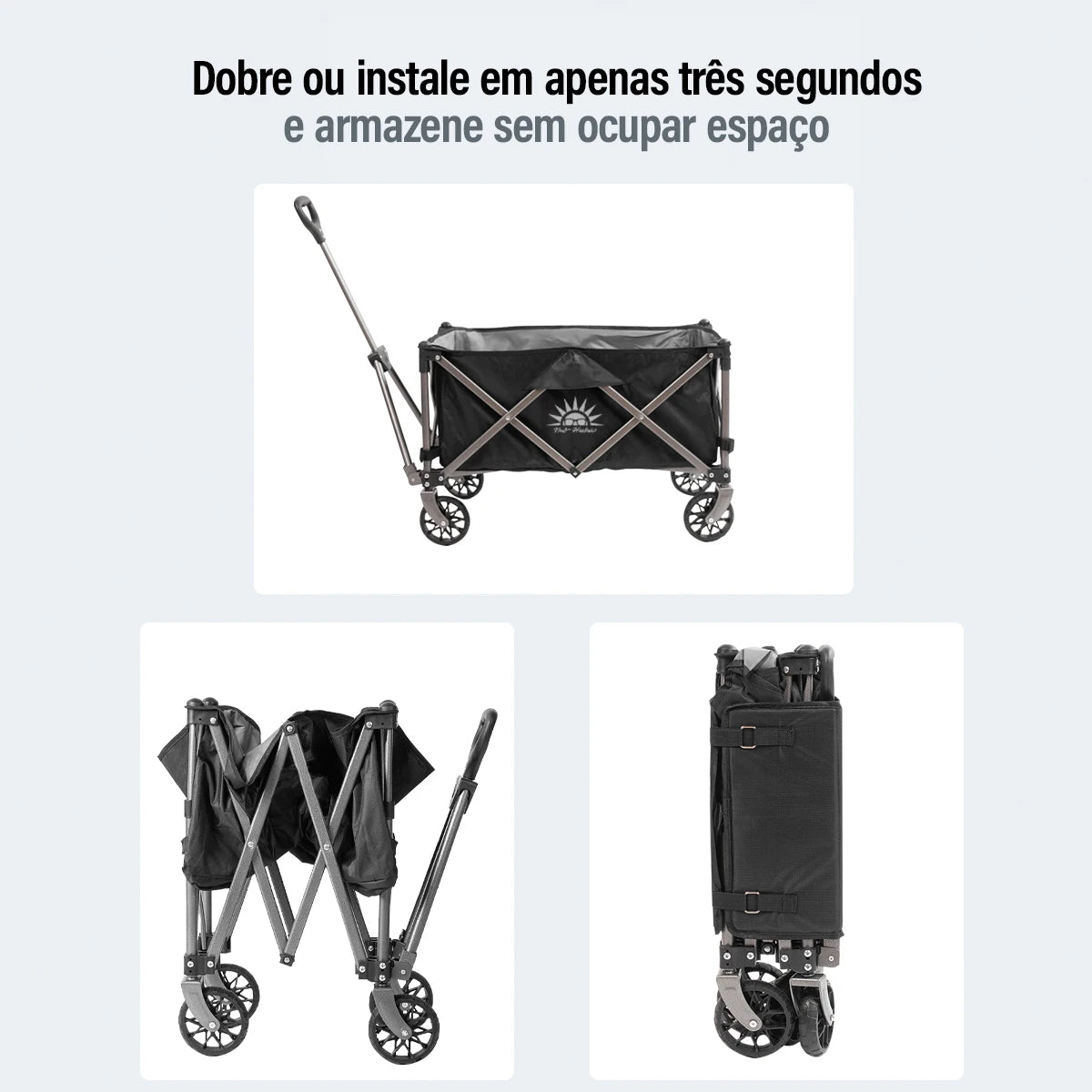 Carrinho Portátil Multiuso 70L - MODUS